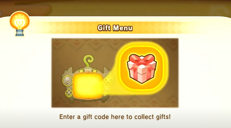 gift menu 
