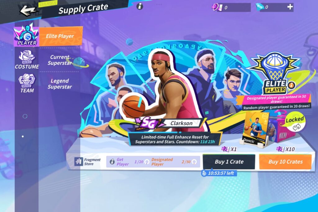 Dunk City Dynasty Free Crate