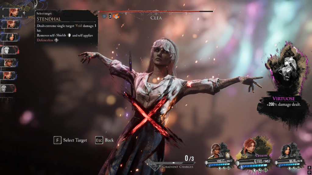 Stendhal skill deals a large amount of Void Damage in Expedition 33.