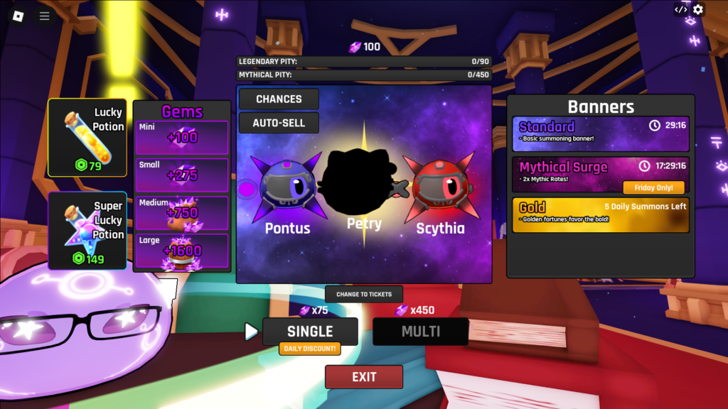 You can use the gems you get from codes to summon Slimes in Slimera