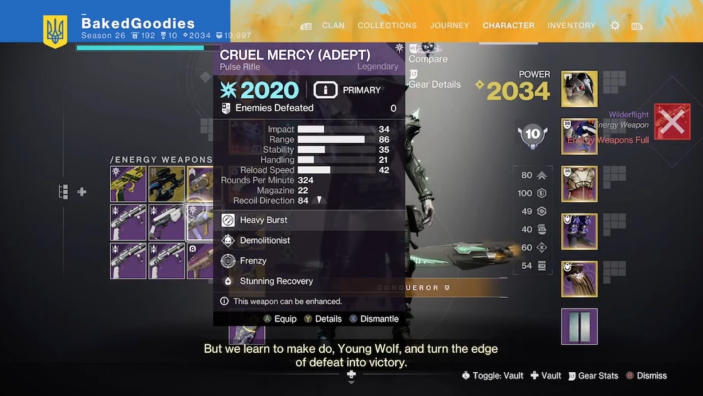 Destiny 2 Heavy Metal Controls