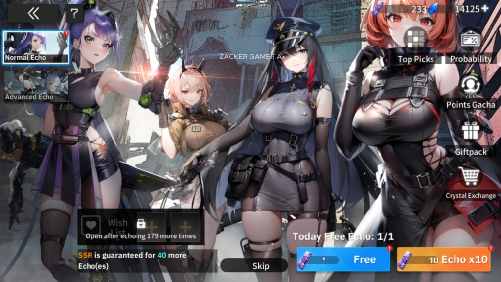 you need to Use summons to get characters in Apex 