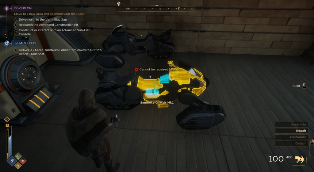 Dune Awakening Repair Bike