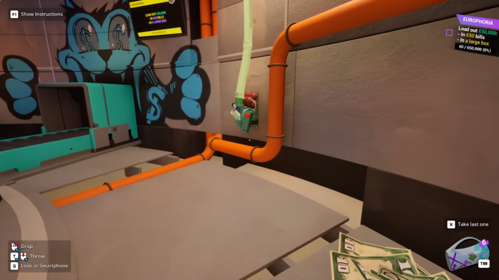  Cash Cleaner Simulator chute piggy banlk