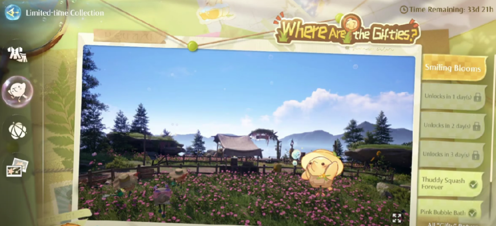 infinity nikki smiling blooms gifties
