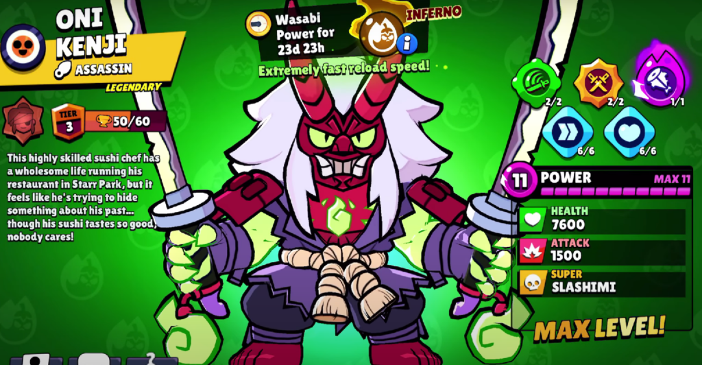 Oni Kenji in brawl stars 