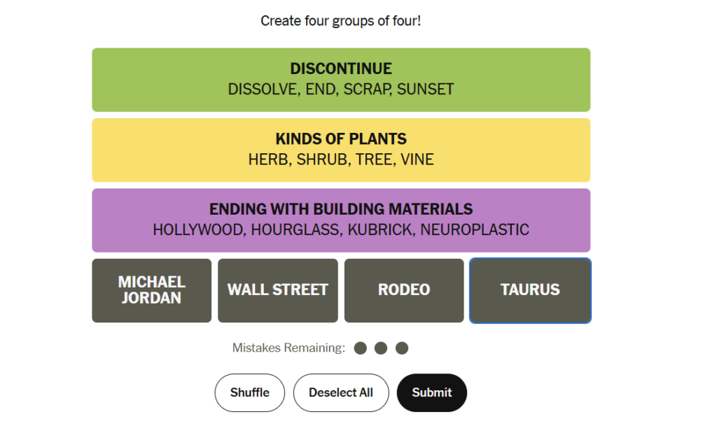 blue group remains in nyt
