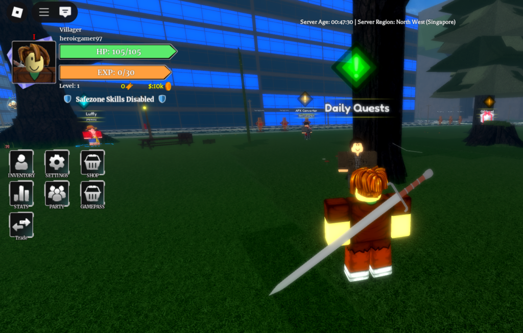 daily quest in anime insurrection