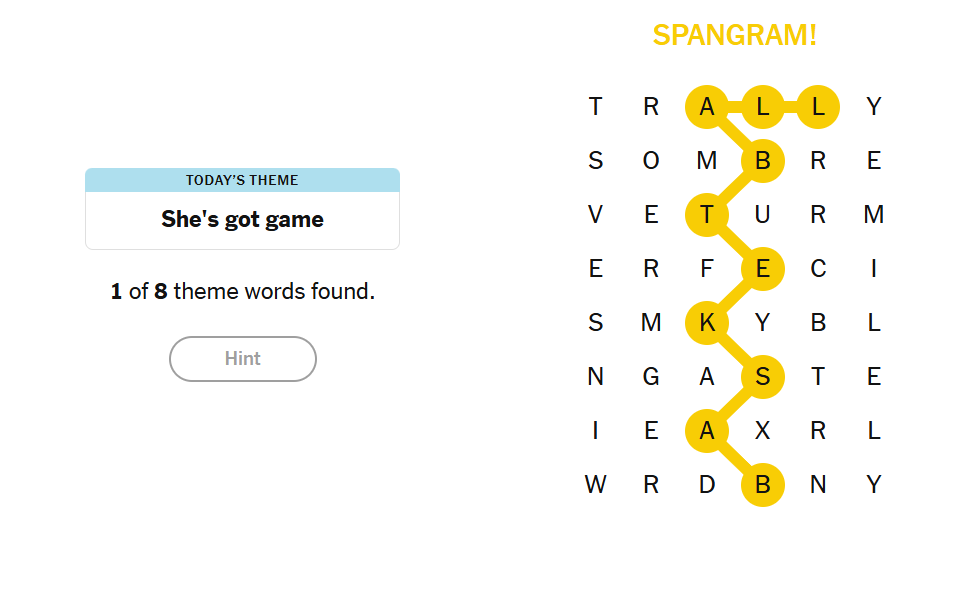 spangram nyt 