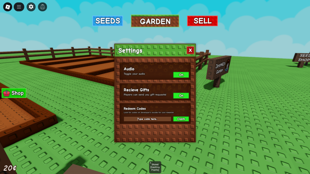 Grow a Garden codes 