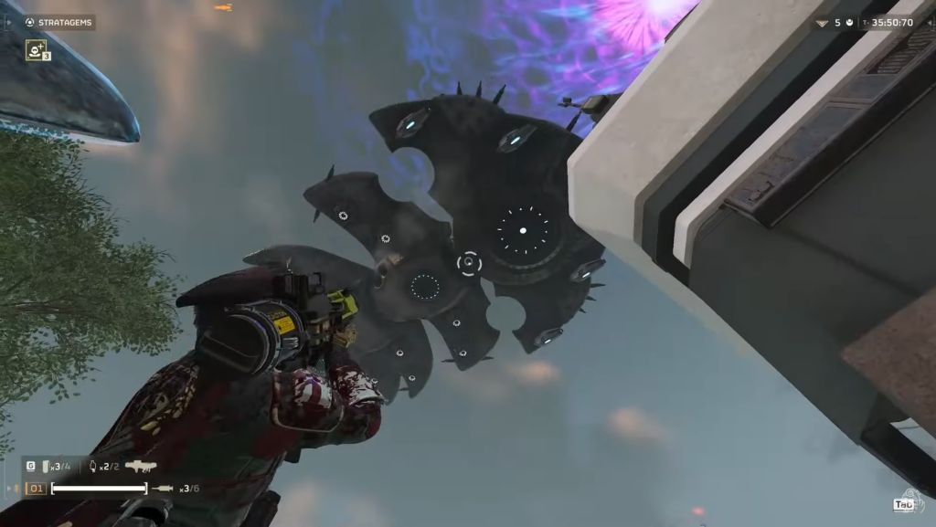 helldivers 2 leviathan weakness