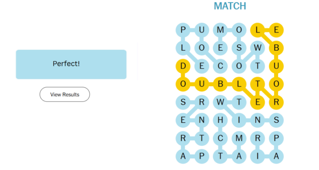 perfect score in nyt strands 
