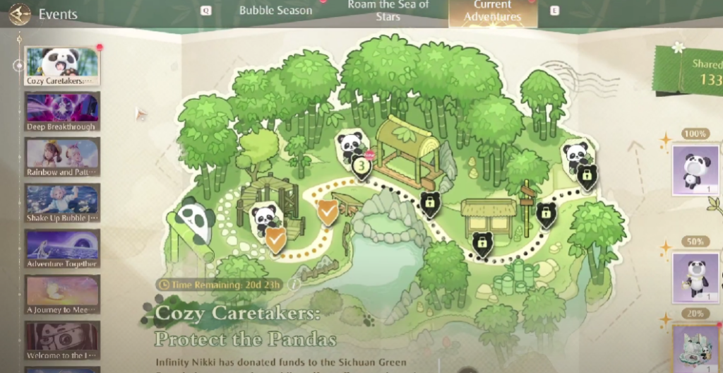 cozy caretakers event in infinity nikki 