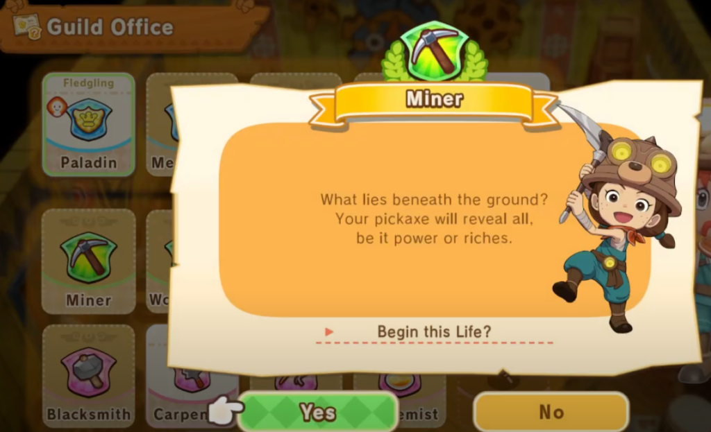 miner in fantasy life i