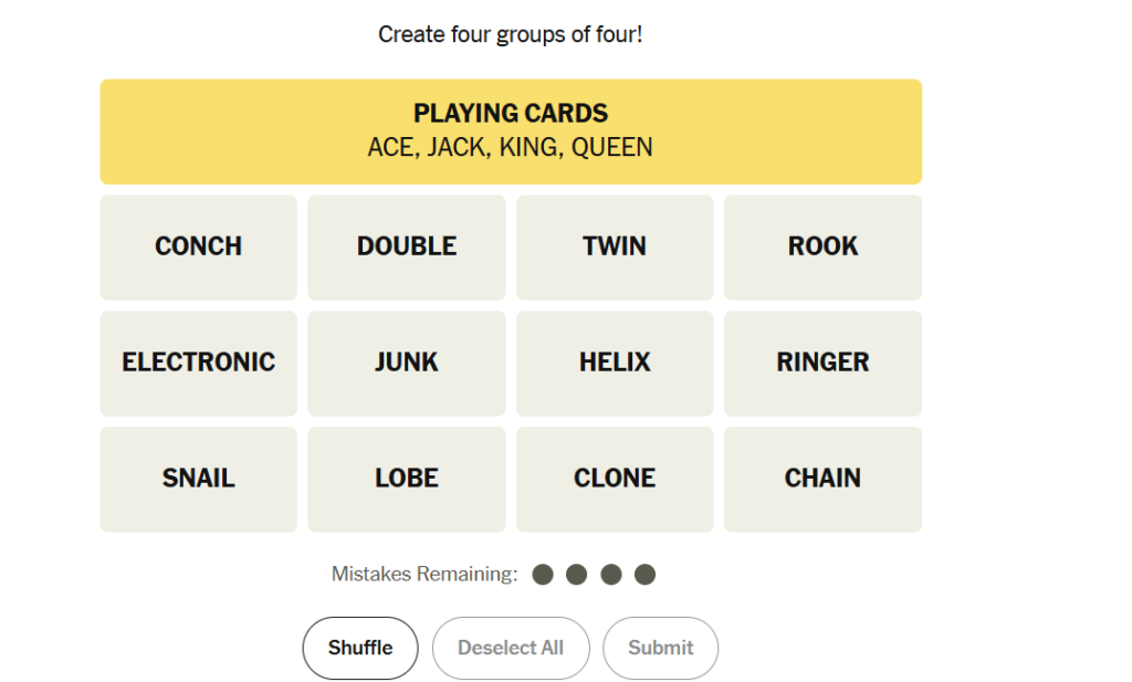 yellow group in nyt 