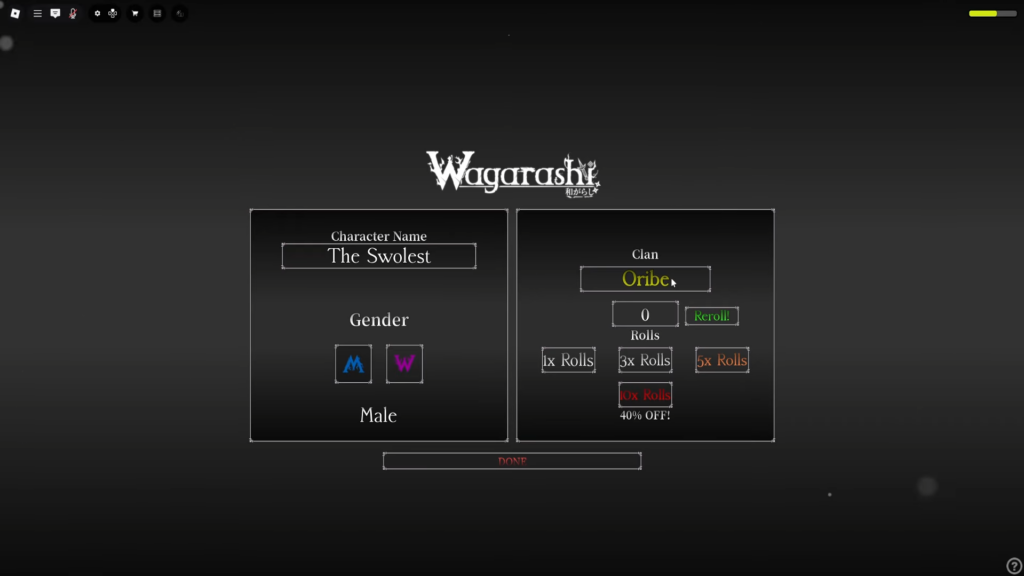 Clans are randomly assigned in Wagarashi.
