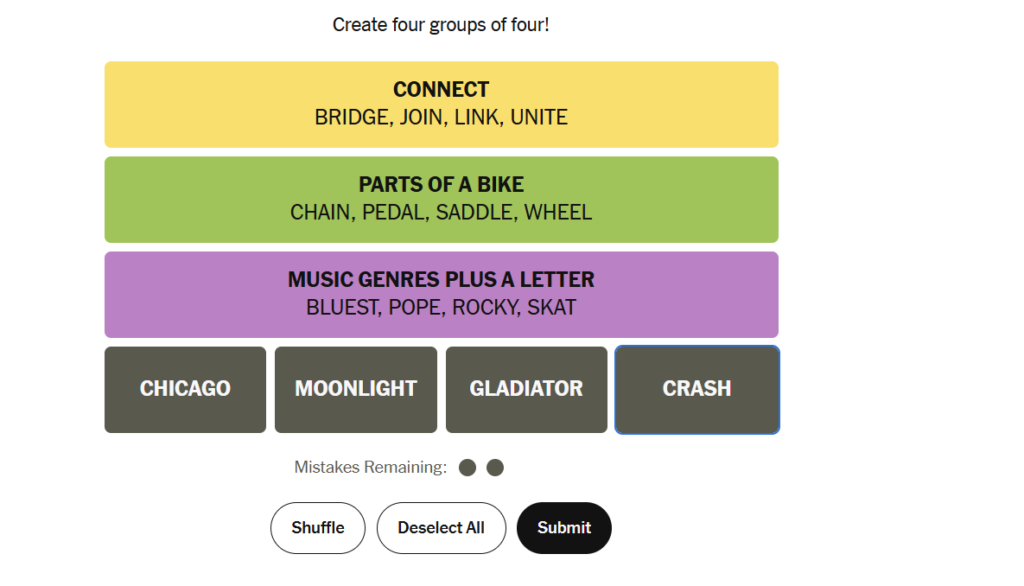 blue group remains in nyt