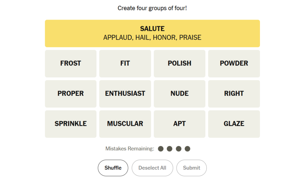 yellow group in nyt 
