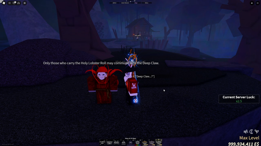 Speak with Lobster Cultist to buy Cultist Cage in Fisch.