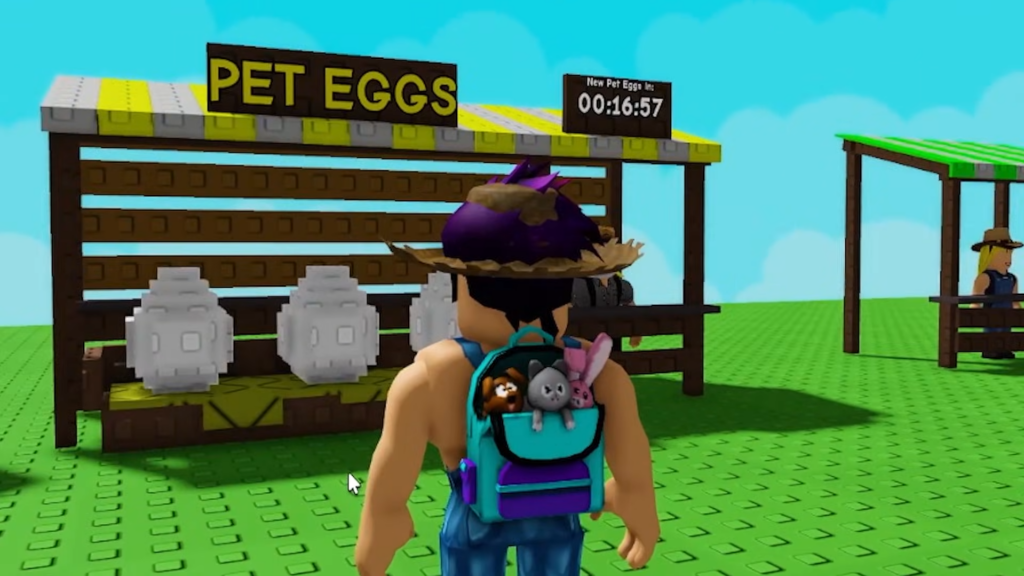 Buy Pet Eggs and place them in your garden to get Pets in Grow a Garden.