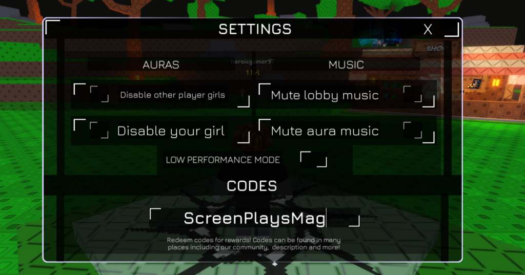 use the codes 