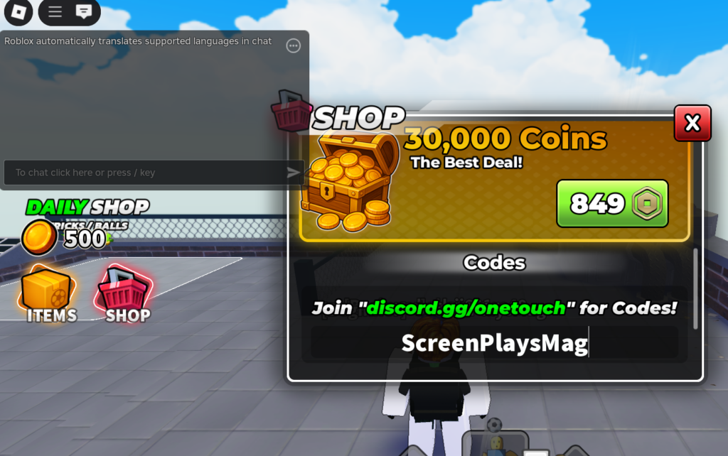 enter the codes