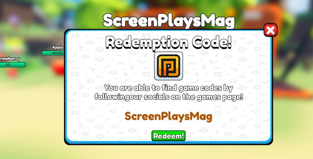 enter the codes
