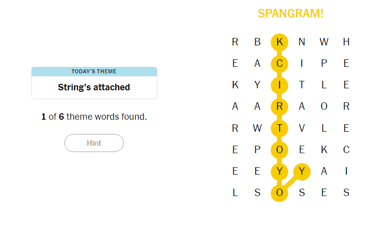 spangram nyt  strands