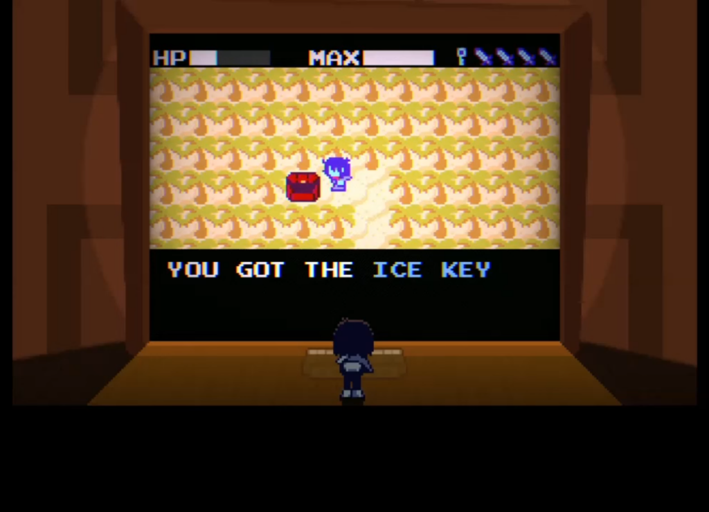 deltarune chapter 3 secret boss ice key