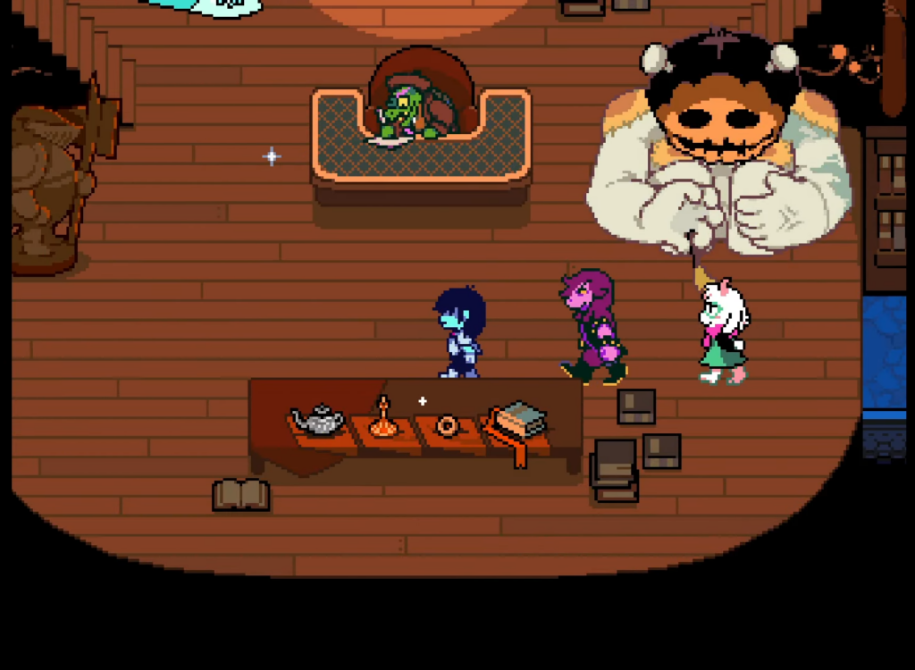 Deltarune old man's study