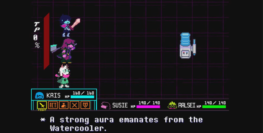 Deltarune Water Cooler