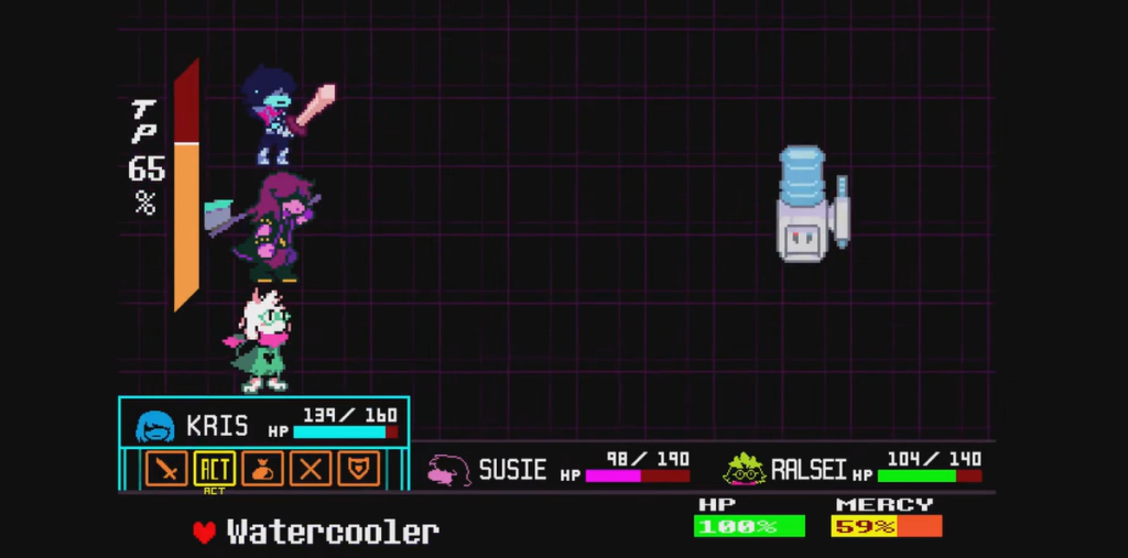 Deltarune Water Cooler