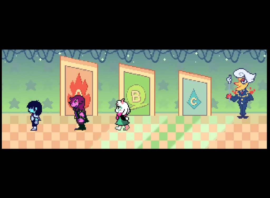 deltarune t rank room location
