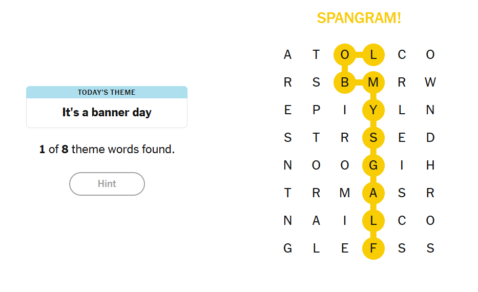 spangram strands