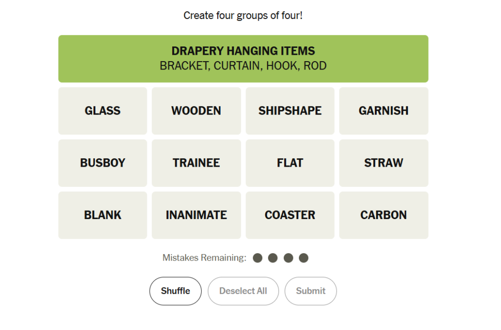 green group in nyt 