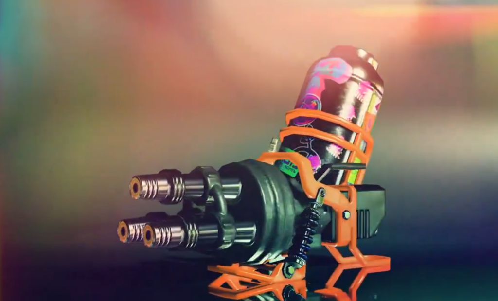 Torrentz Hydra Splatling in Splatoon 3.