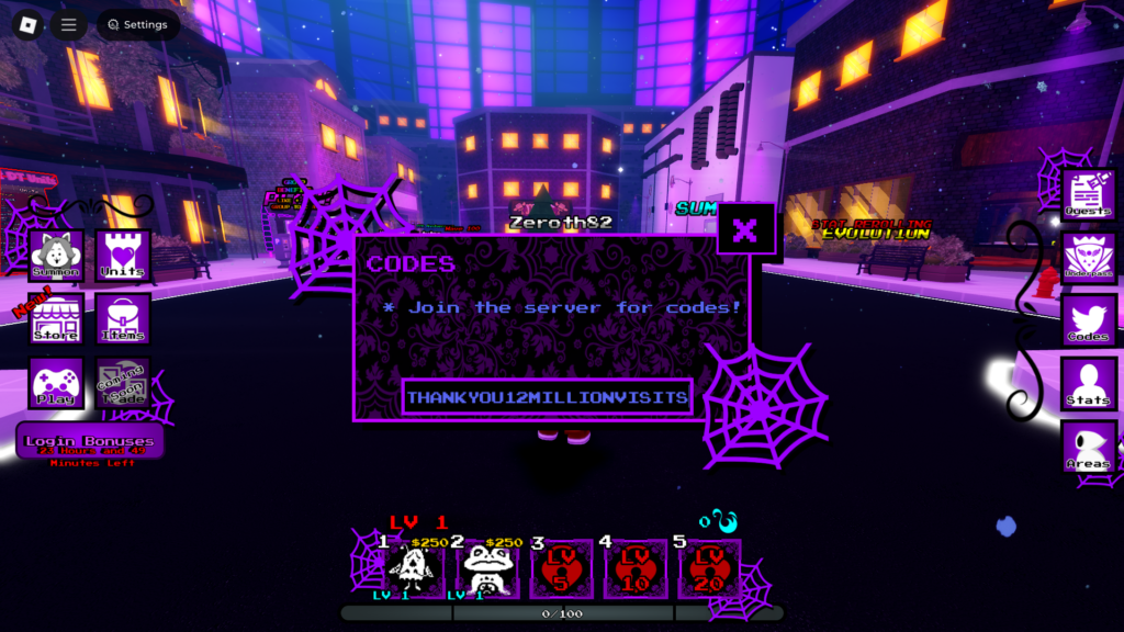 undertale adventures td redeem codes