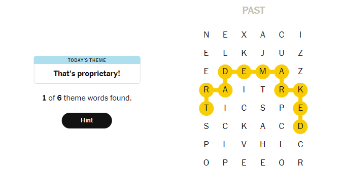 hints nyt