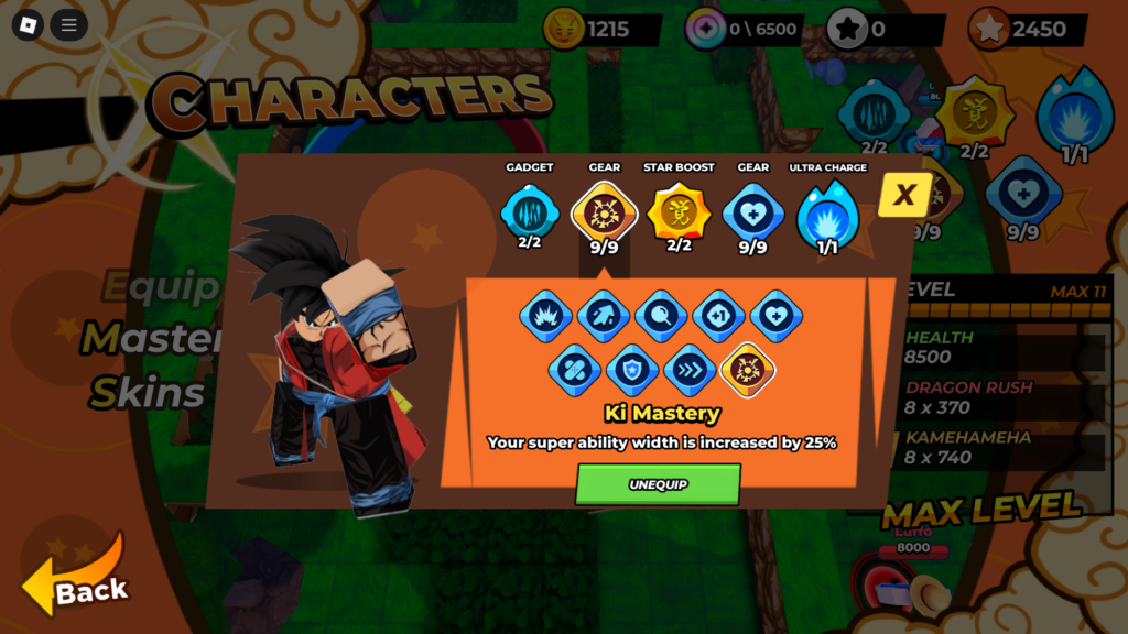 jump stars equip gadgets