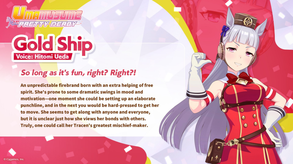 gold ship in umamusume