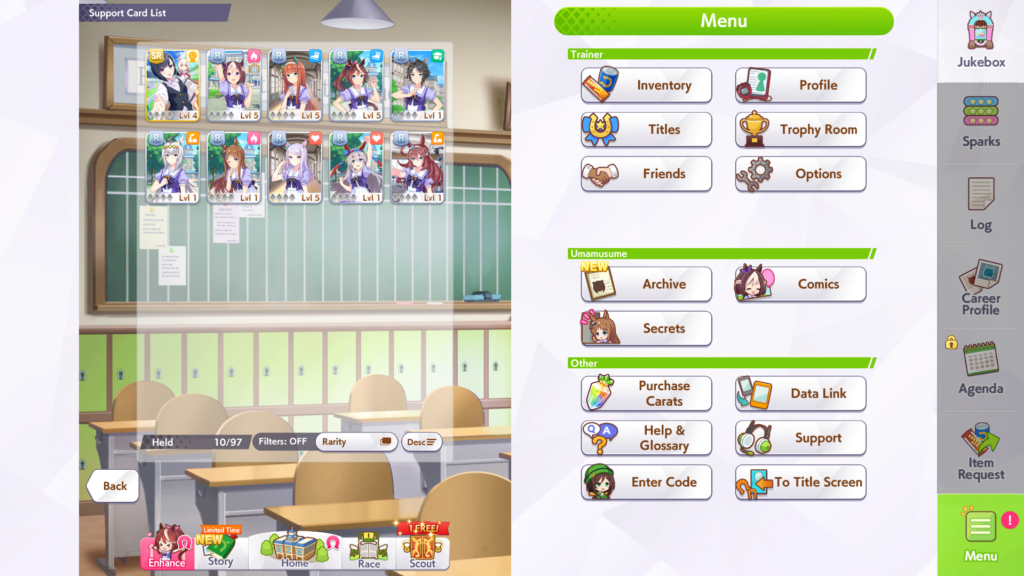 support cards in umamusume