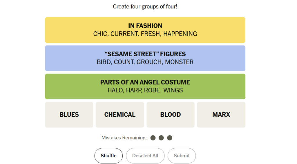 green group in nyt 