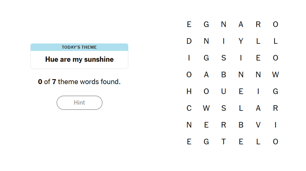 Hue are my sunshine