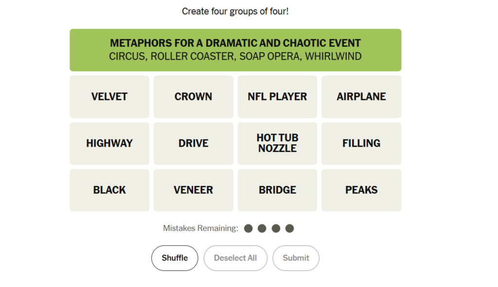 green group in nyt 