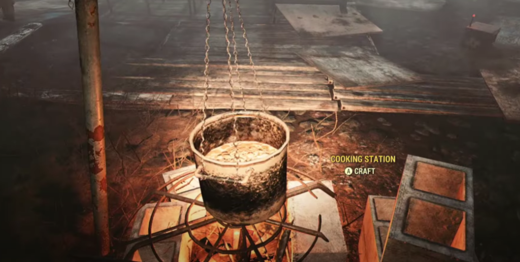 cooking station in fallout 76
