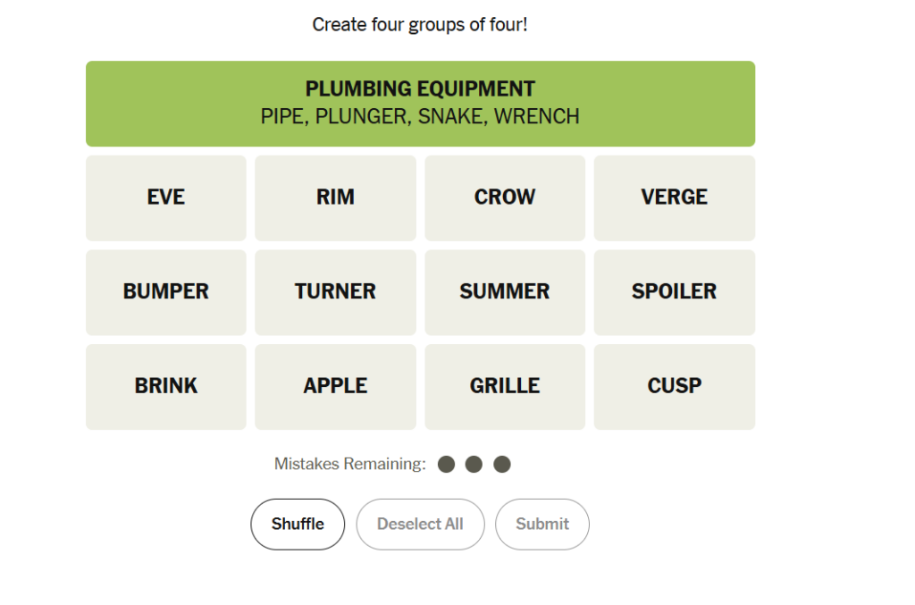 green group in nyt 