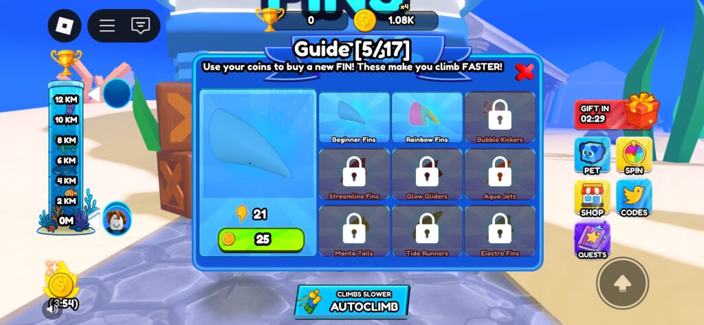 climb and dive for cash codes