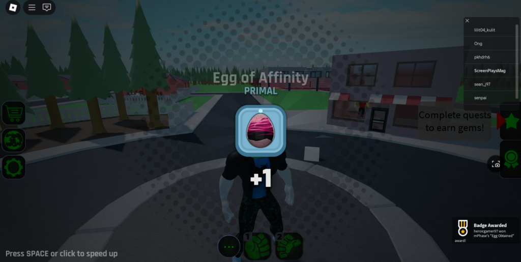 egg of affinity in bulked up 