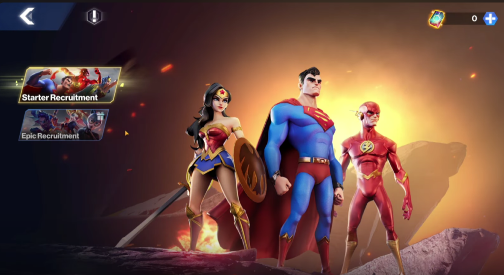 starter team in dc worlds collide