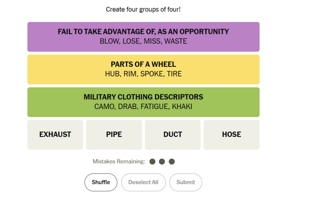 the green group in nyt 